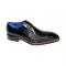 Emilio Franco "Marco" Black Genuine Italian Calf Leather Lace-Up Dress Shoes.